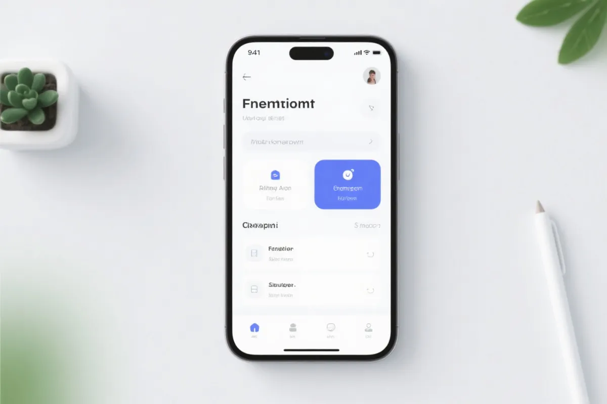 移动端界面示意